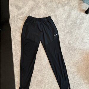 Nike Womens Black Sweatpants with White Logo